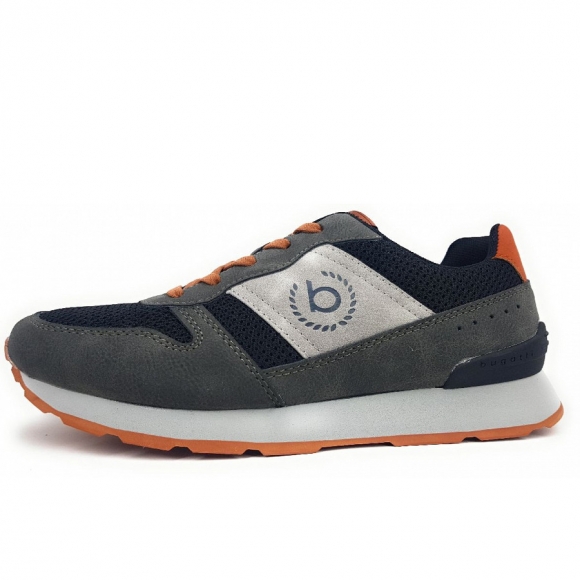 Bugatti Soho Sneaker in 1110 Dark Grey/Black