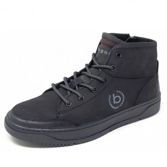 Bugatti Denim Humus Schnürstiefel in 100 schwarz