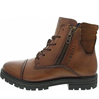 Bugatti Schnürstiefel in cognac