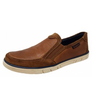 Bugatti Pacific SMU Slipper in 6363 cognac