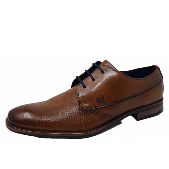 Bugatti Rinaldo Comfort Weite eleganter Schnürer in 6300 cognac