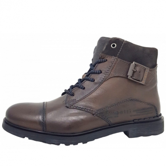 Bugatti Vittore Schnürstiefel in 1100 dark grey