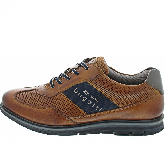 Bugatti Simone Comfort Business Schuh in cognac
