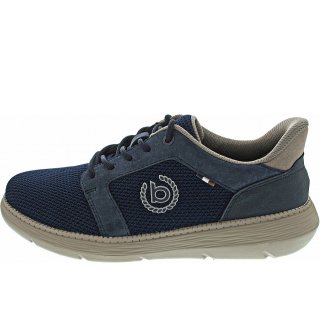 Bugatti sportlicher Schnürer in dark blue