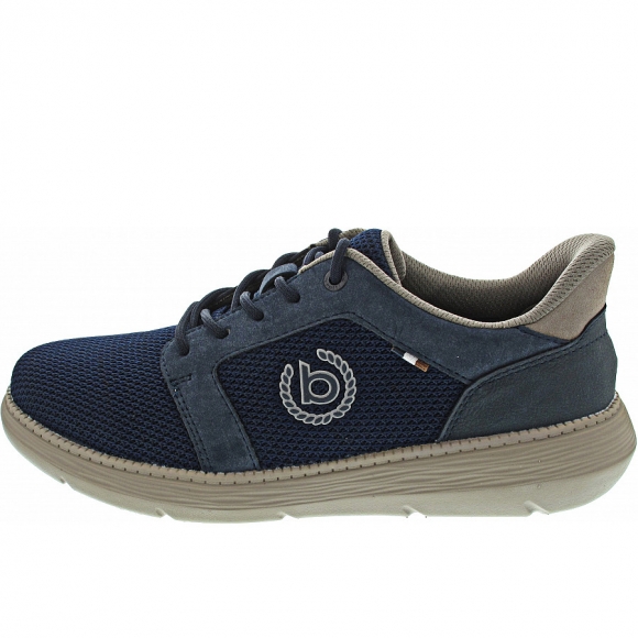 Bugatti sportlicher Schnürer in dark blue