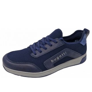 Bugatti Arribia Casual sportlicher Schnürer in 4100 drk. blue