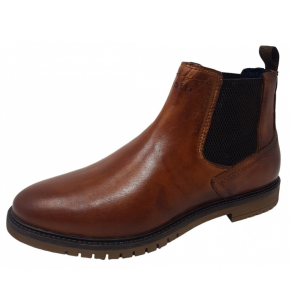 Bugatti Caj Chelsea Boot in 6300 cognac