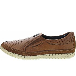 Bugatti Slipper in cognac
