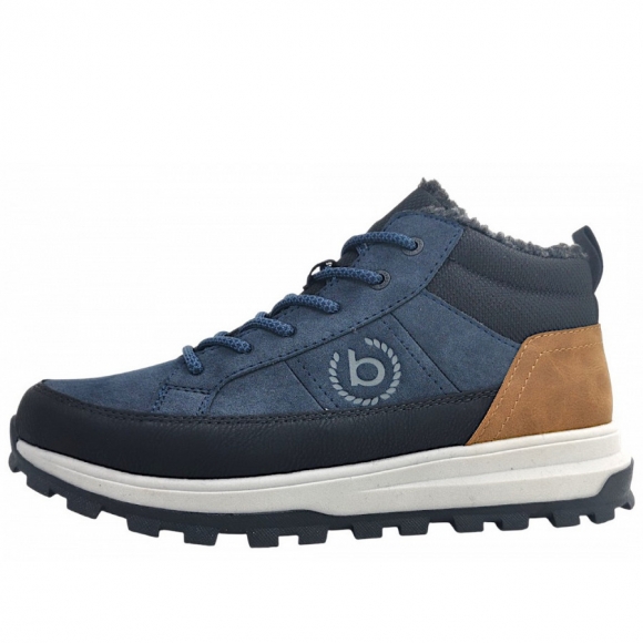 Bugatti Schnürstiefel in dk blue/black 4110