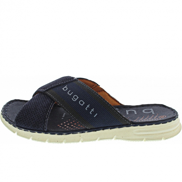 Bugatti DARIO Pantolette in DARK BLUE / DARK BLU