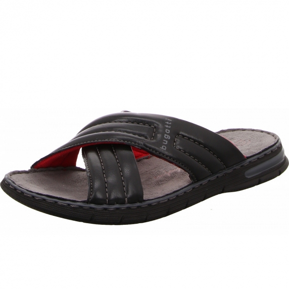 Bugatti dario Pantolette in schwarz