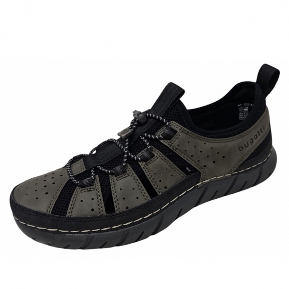 Bugatti Compton Slipper in 1510 grey black