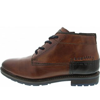 Bugatti Schnürstiefel in cognac