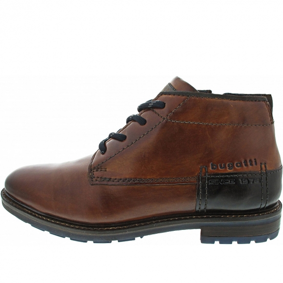 Bugatti Schnürstiefel in cognac