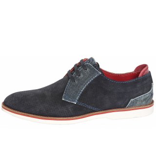 Bugatti Biagino Schnürer in dark blue / light blue