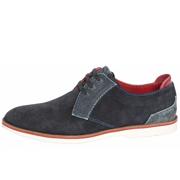Bugatti Biagino Schnürer in dark blue / light blue