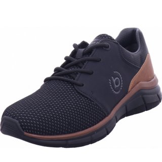 Bugatti numbis Halbschuh in schwarz