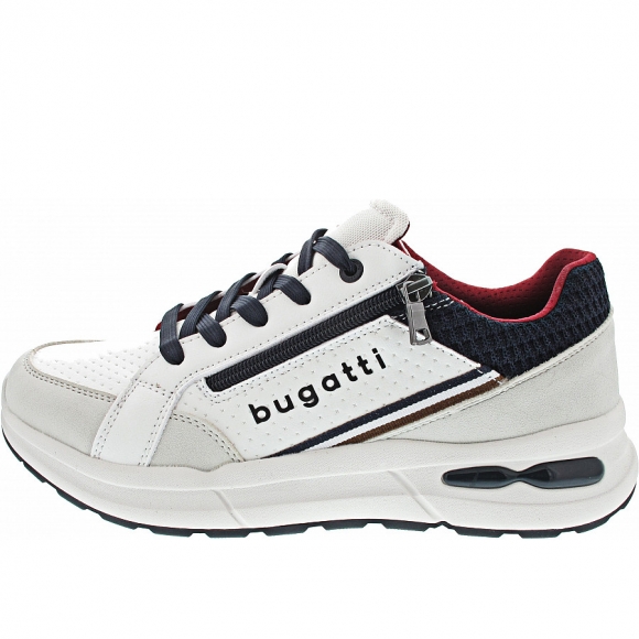 Bugatti Sandar Sneaker in white/light grey