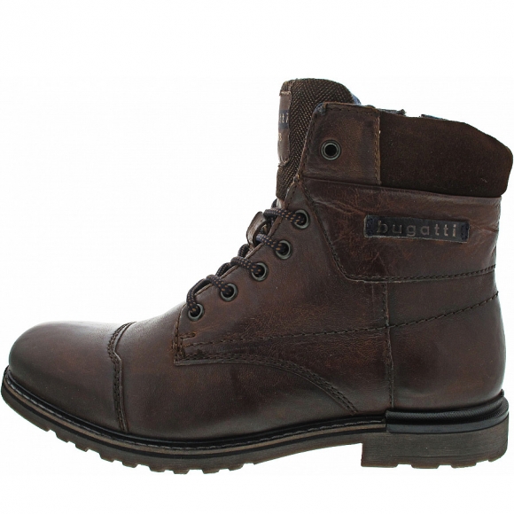 Bugatti Schnürstiefelette in dark brown