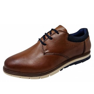 Bugatti sportlicher Schnürer in 6300 cognac blue