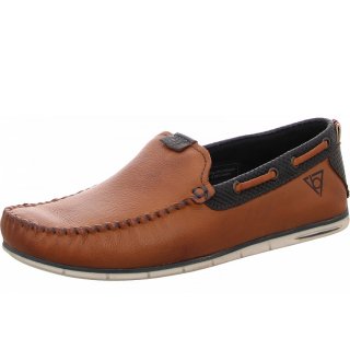 Bugatti chesley Slipper in braun kombi.