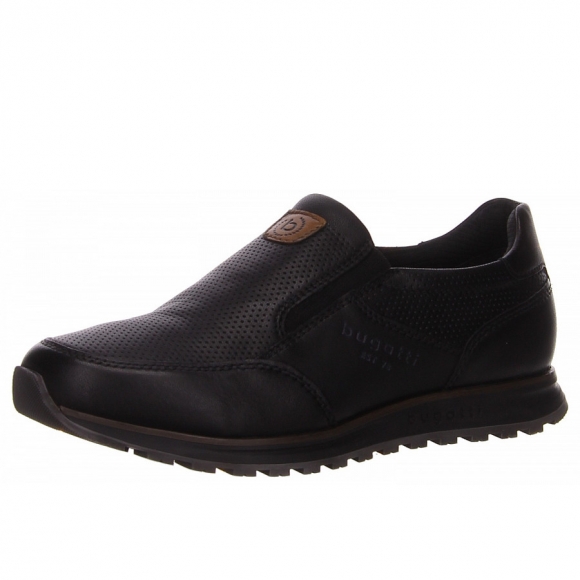 Bugatti Slipper in schwarz