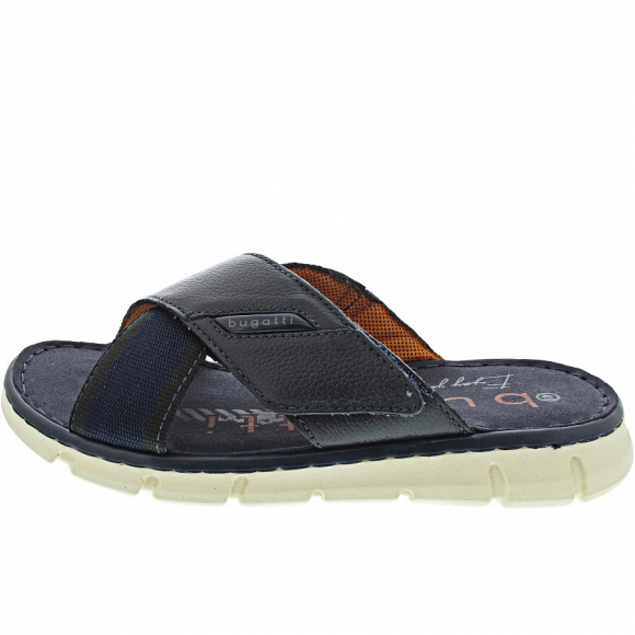 Bugatti Damar Pantolette in dark blue