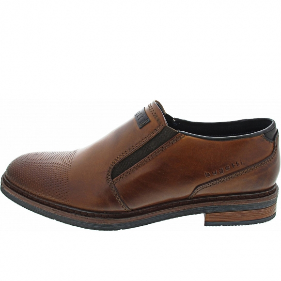 Bugatti MAIK EXKO Slipper in COGNAC