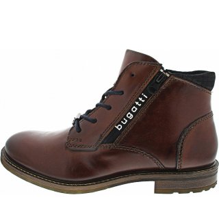 Bugatti Lobo Comfort Schnürstiefel in cognac