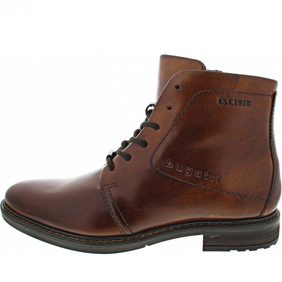 Bugatti Schnürstiefel in cognac