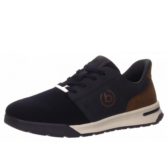 Bugatti Schnürschuhe in blau kombi.