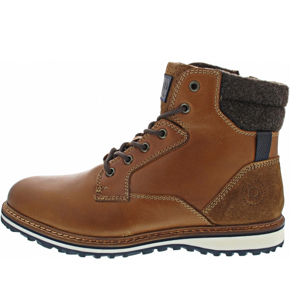 Bugatti Fino Schnürstiefel in cognac
