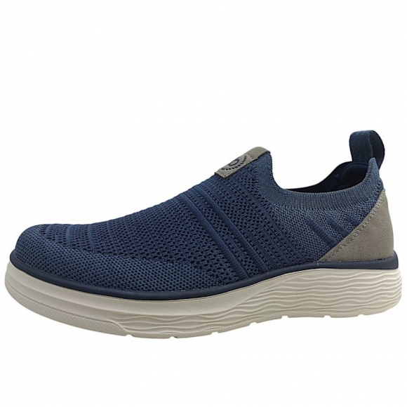 Bugatti Astra Slipper in blue/grey 4015