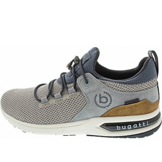 Bugatti Sneaker in beige-dark grey