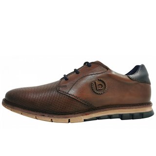 Bugatti Simone Comfort Schnürer in cognac 6300