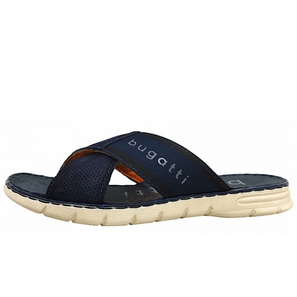 Bugatti Dario Pantolette in 4141 Dark Blue