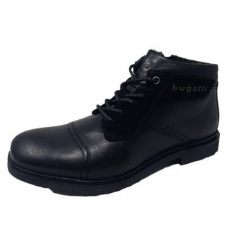 Bugatti Vittore Schnürstiefel in 1000 schwarz