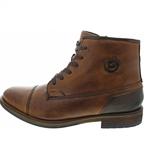Bugatti Schnürstiefel in cognac