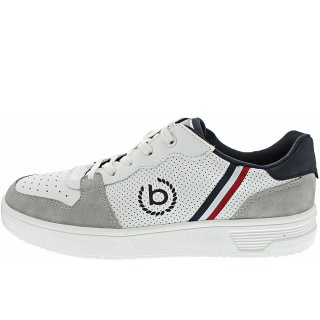 Bugatti Sneaker in WHITE / LIGHT GREY