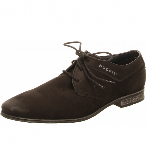 Bugatti morino i Halbschuh in schwarz