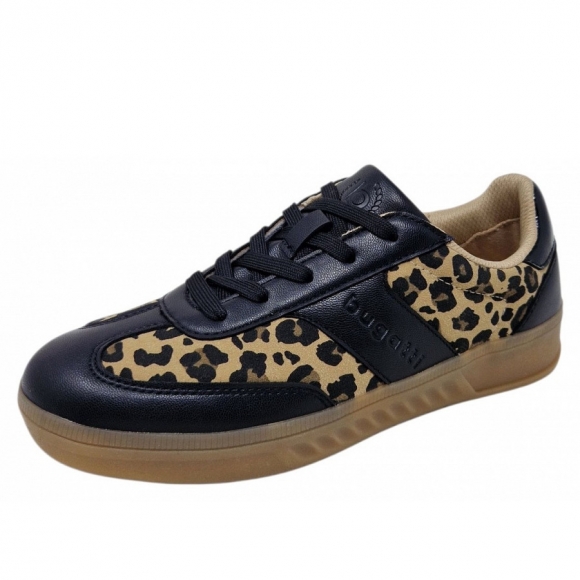 Bugatti Woman Alison EVO Sneaker in 1082 black animal
