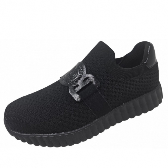 Bugatti Woman Slip ON Carini Sneaker in black