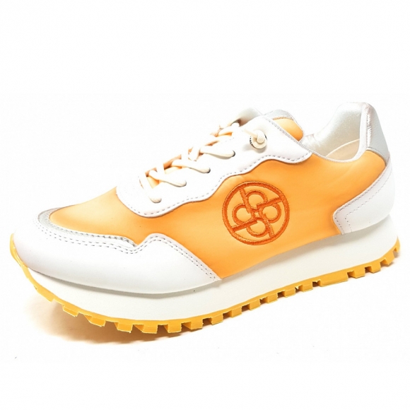 Bugatti Woman Siena Sneaker in 2133 offwhite orange