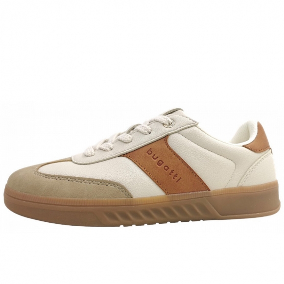 Bugatti Woman Alison Evo sportlicher Schnürer in beige/cognac 5263