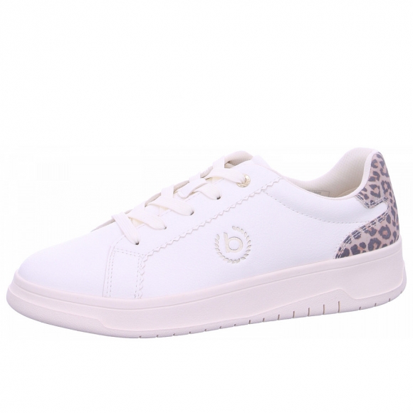 Bugatti Woman Kayla Sneaker in 2082 white leo