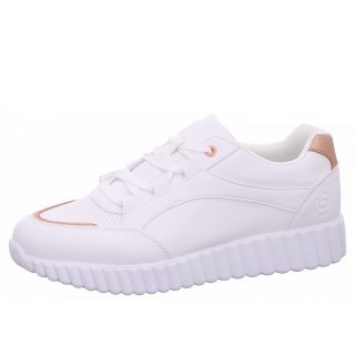 Bugatti Woman Sneaker in 2090 white metallics